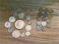 U.S. COIN LOT -MANY SILVER COINS& WHEATS
