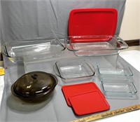 Misc. Pyrex & Other Glass Oven Pans See Photos