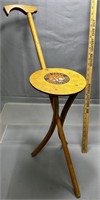 1939 World's Fair Cane Chair Excellent Condition!