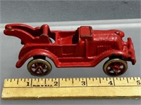 Antique Cast Iron Tow Truck Possible Hubley?