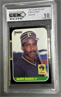 Graded Barry Bonds Baseball Card See Photos for
