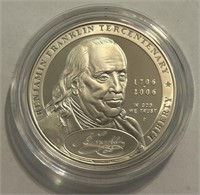 2006 Ben Franklin Proof Silver Dollar
