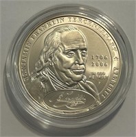 2006 Ben Franklin UNC Silver Dollar