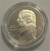 2005 Chief Justice Proof Silver Dollar