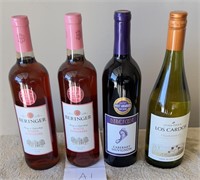 LOT OF 4 BOTTLES - (A1) SEE PICS FOR DETAILS
