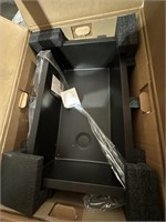 Karran black quartz undermount sink (in box