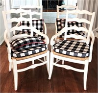 4 Ethan Allen French Country dining chairs RHA