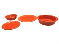 Fiesta Coral Color Dishes