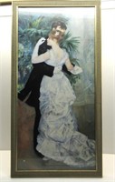 Framed Oil Painting Wedding Dancer 21"x40"