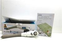 Pure Wave Cordless Massager ,Pure Heating Pad