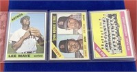 (3) 1966 Topps Baseball cards  #162  #179  #259