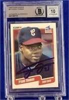 1990 Frank Thomas signed rookie card