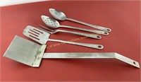 Group of 18-8 Stainless Steel kitchen BBQ Tools