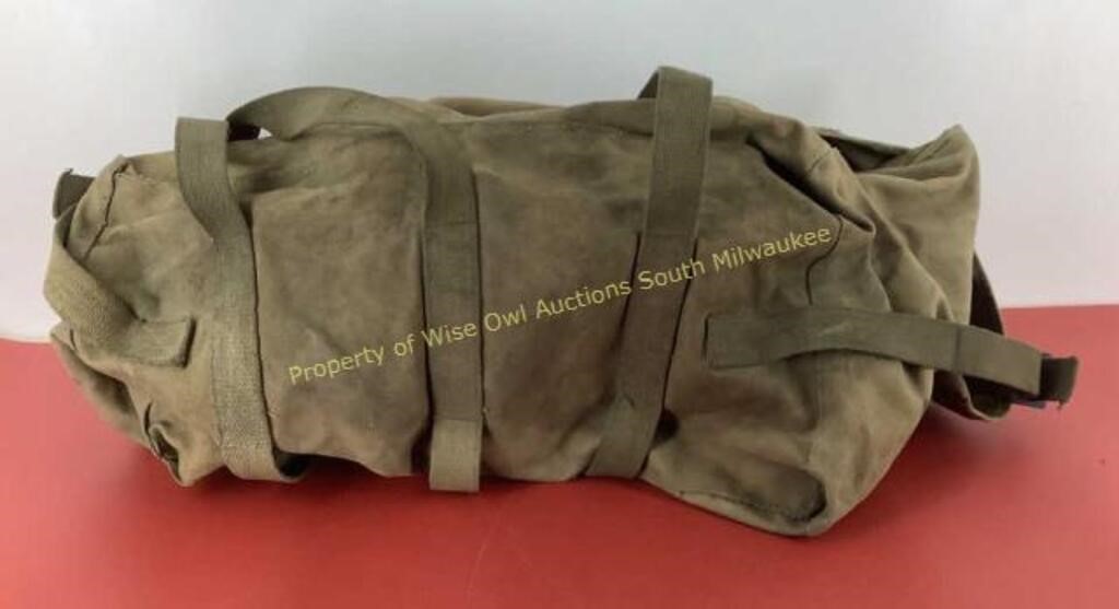 WW1 US Army Squad Equipment Bag  All straps and