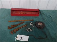 Lufkin Tape Measure, Wrenches