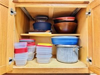 Plastic Food Containers; Misc. Serving Bowls;