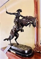 Bronco Buster by Frederick Remington, Approx 22" T