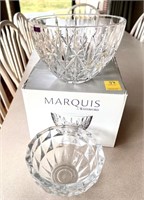 Glass Marquis Waterford Bowl; Crystal Bowl