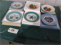 6 Christmas Collector Plates