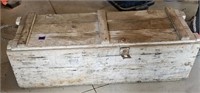 Wood storage chest