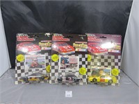 Nascar Lot, with 3 Different Cars