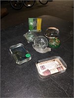 Collection of 7 paper weights