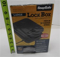 New SnapSafe Lock Box W/Combo