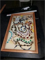 Collection of jewelry and charms