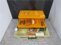 Archery Supplies including several arrow tips