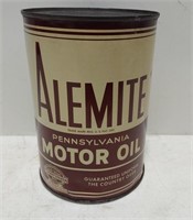 Alemite Motor Oil quart can