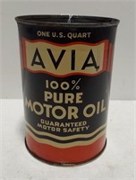 Avia Motor Oil quart can
