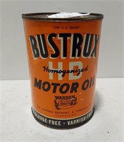 Bustrux Motor Oil quart can