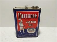 Defender Motor Oil 2 gallon can