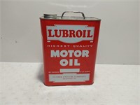Lubroil Motor Oil 2 gallon can