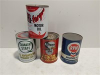 (4) Aviation and other quart oil cans