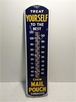 Mail Pouch porcelain thermometer