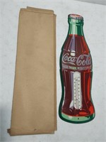 NOS Coca-Cola tin thermometer