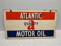 Atlantic Motor Oil DST sign
