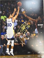 Warriors Steph Curry Signed 11x14 with COA