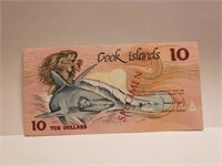 COOK ISLAND 10 Dollars (1987) SPECIMEN. Pk 4s UNC
