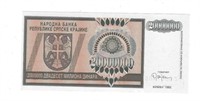 Croatia 20000000 Dinara,Replacement Star note.RC4