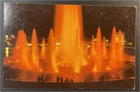 Vintage Fountain of Friendship RPPC Postcard
