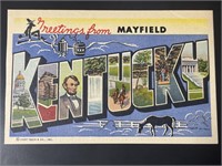 Vintage Mayfield Kentucky Postcard