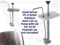 Server FP-V 82120 Stainless Steel 1.25oz Pump Lid