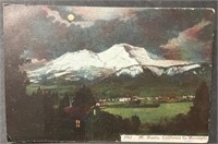 Vintage Mt. Shasta CA Picture Postcard PPC
