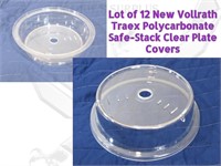 Case New Vollrath Poly Safe-Stack Plate Covers