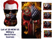 5 Color Military Skull Multi-Scarf  Face Mask New