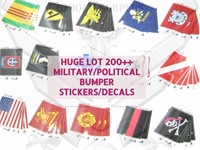200+ New NOS Military/Political Stickers Decals