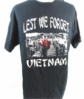 2 Vietnam Lest We Forget POW/MIA Shirts XL