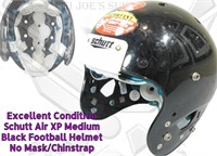 Authentic Schutt Air XP Black Football Helmet Med